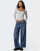 EDIKTED Josi Layered Ribbed Top image number 4