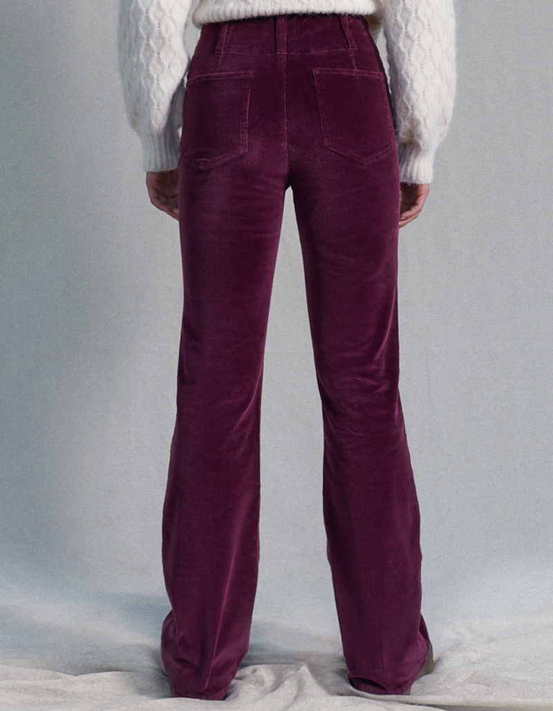 WEST OF MELROSE Womens Corduroy Flare Pants image number 3