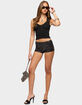 EDIKTED Reece Studded Micro Shorts image number 5