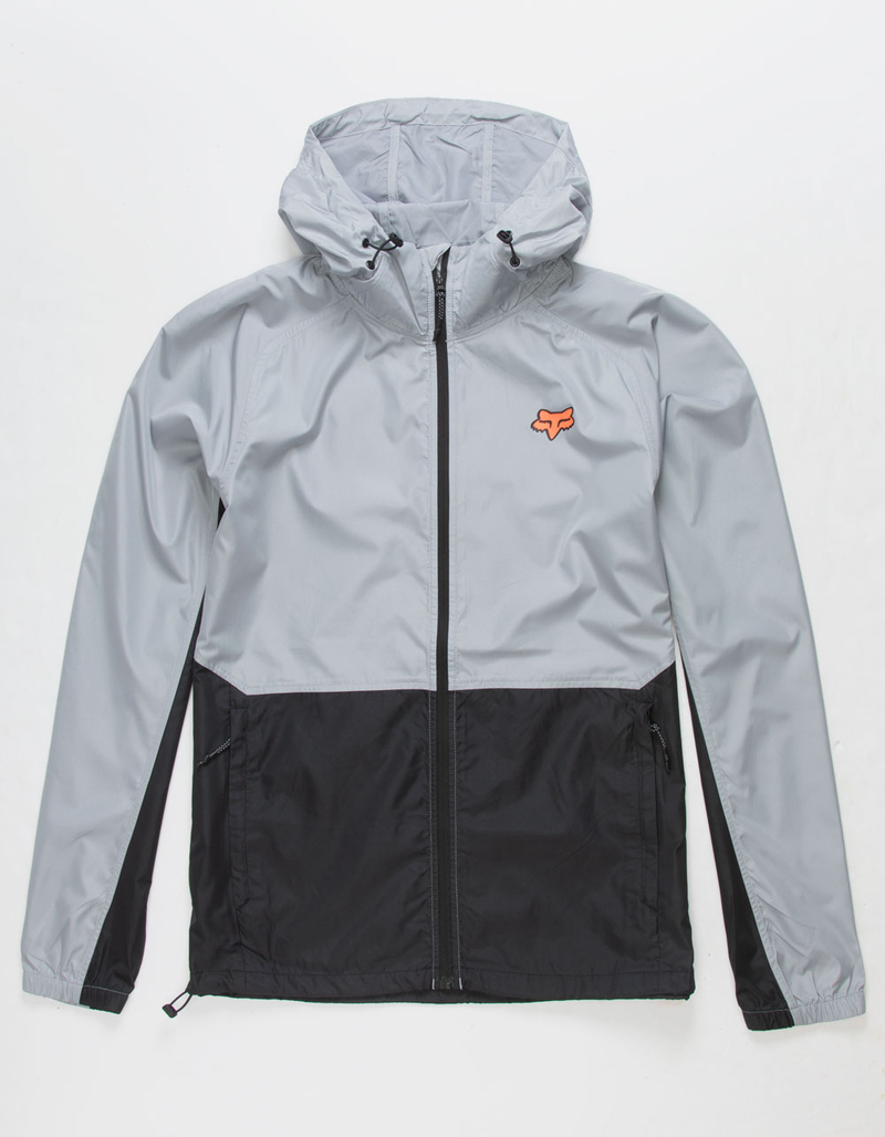 FOX Leed Mens Windbreaker Jacket GRAY Tillys