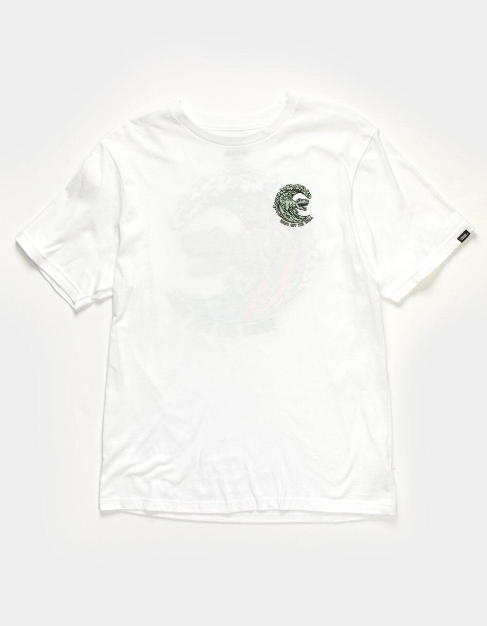 VANS Surf Dino Boys Tee - WHITE 