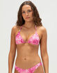 FULL TILT Mesh Triangle Bikini Top image number 1