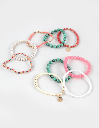 FULL TILT Multi Beaded Bracelet Set Alternative Image