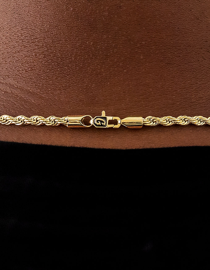 GLD 4mm Rope Chain Necklace image number 2