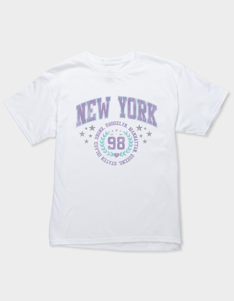 NEW YORK Varsity Borough Unisex Kids Tee image number 0