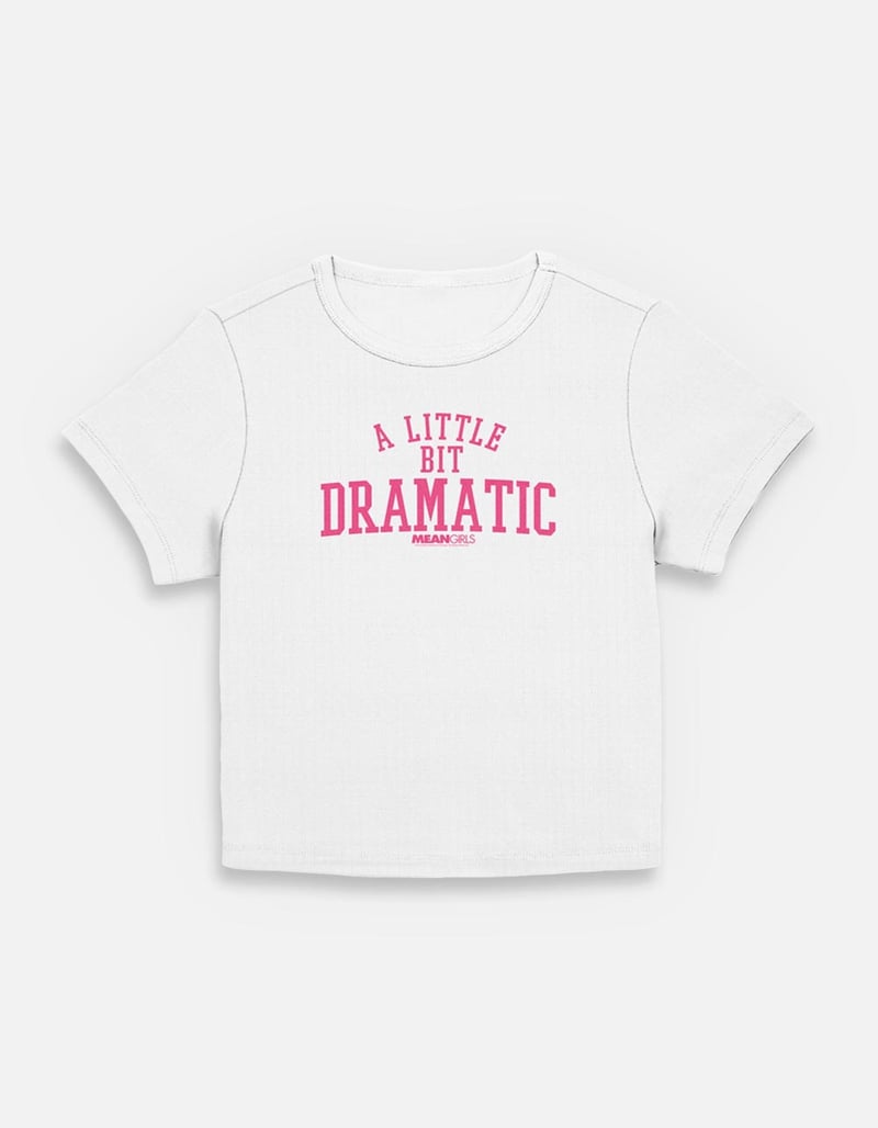 MEAN GIRLS A Little Dramatic Womens Baby Tee image number 0