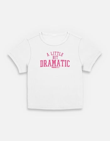 MEAN GIRLS A Little Dramatic Womens Baby Tee Primary Image