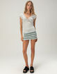 RSQ Womens Lace Trim Tee image number 2