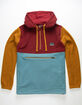 FREE NATURE Polar Fleece Quarter Zip Mens Anorak Hoodie image number 1
