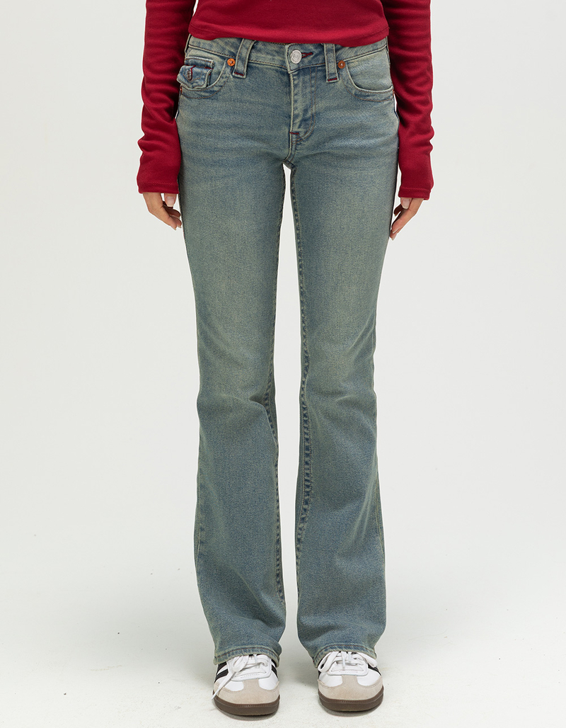 TRUE RELIGION Becca Mid Rise Flap Womens Bootcut Jeans image number 2