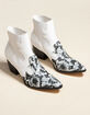 COCONUTS Western Toe White Womens Booties image number 1