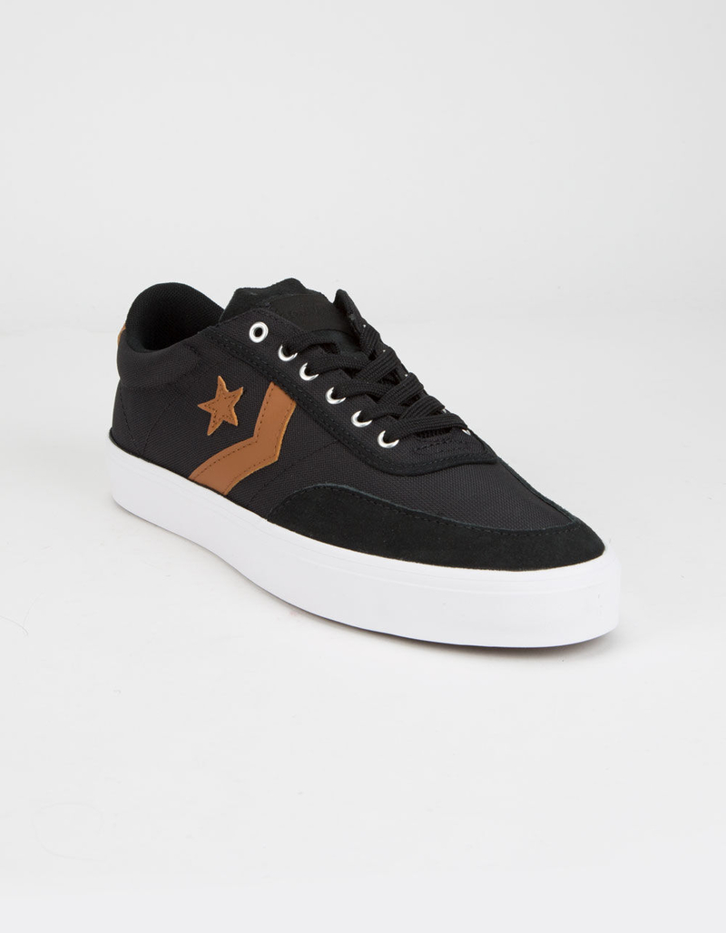 CONVERSE Courtlandt Black & Warm Tan Mens Shoes image number 1