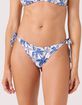 ROXY Breezy Does It Tie Side Cheeky Bikini Bottoms image number 2