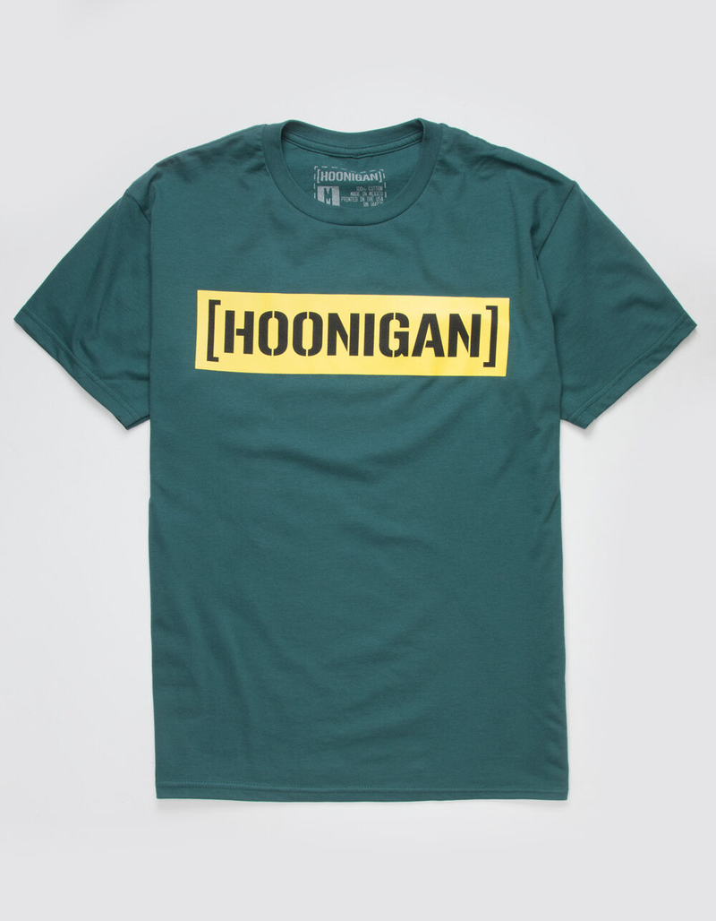 HOONIGAN Censor Bar Mens Forest T-Shirt image number 0