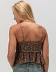 RSQ Womens Ditsy Print Ruffle Cami image number 4