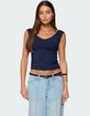 EDIKTED Angeline Wide V-Neck Top image number 1