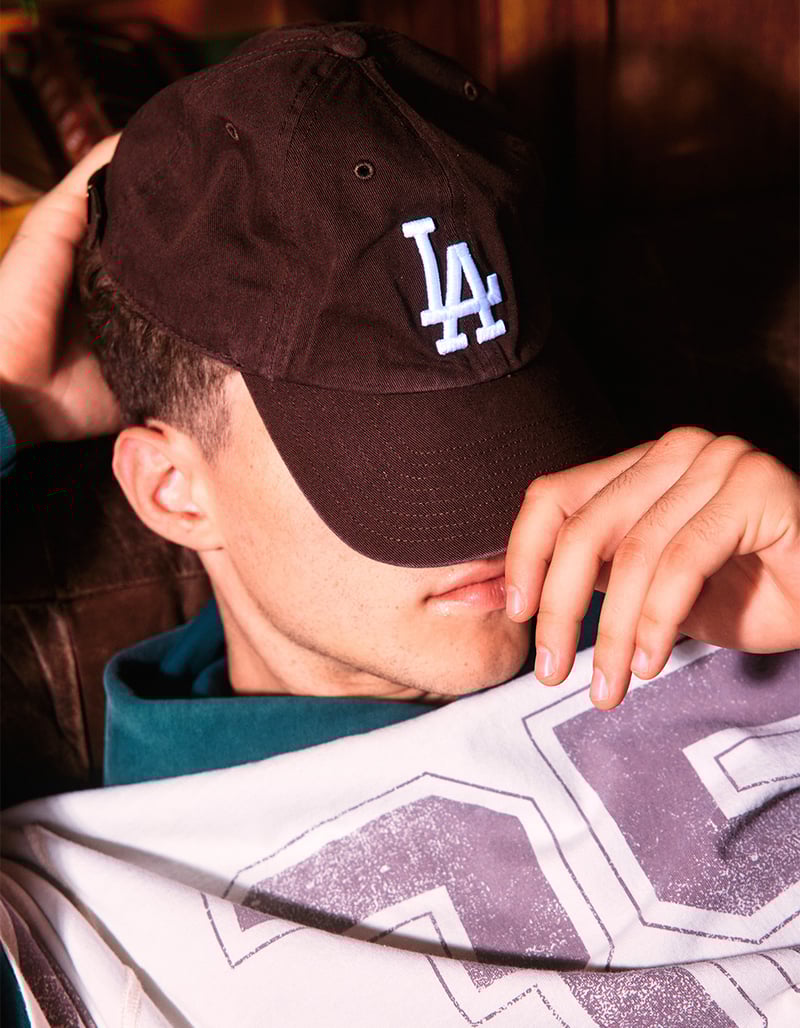 47 BRAND Los Angeles Dodgers '47 Clean Up Strapback Hat image number 1