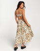 WEST OF MELROSE Open Back Womens Tiered Maxi Dress image number 3