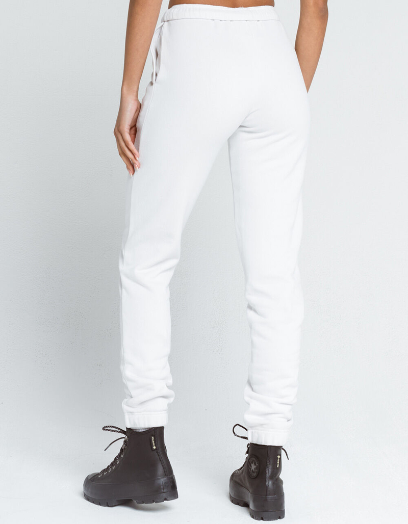 RSQ Womens White Skinny Jogger Sweatpants image number 2