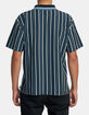 RVCA Uptown Mens Stripe Polo Shirt image number 3