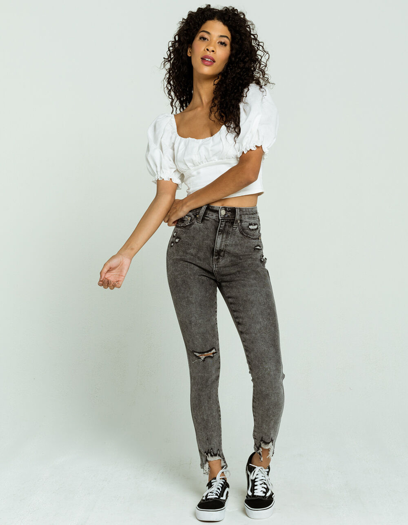 DAZE Money Maker Womens High Rise Skinny Jeans image number 0