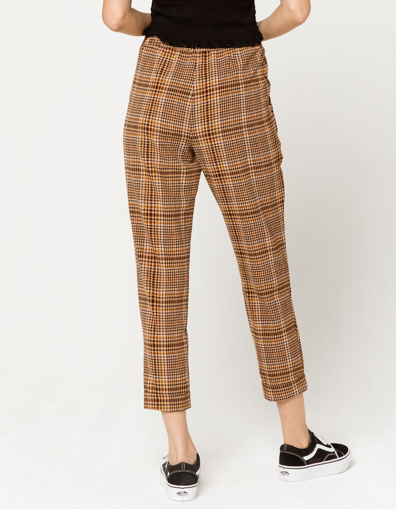 SKY AND SPARROW Tie Waist Button Womens Trouser Pants image number 3