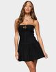 EDIKTED Cecelie Strapless Drop Waist Mini Dress image number 1