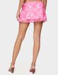 EDIKTED Tie-dye Mesh Layered Mini Skirt image number 3