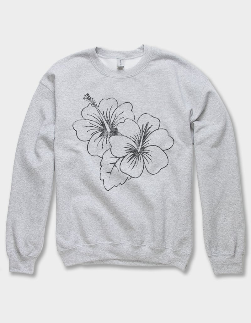 HIBISCUS Duo Outline Unisex Crewneck Sweatshirt image number 0