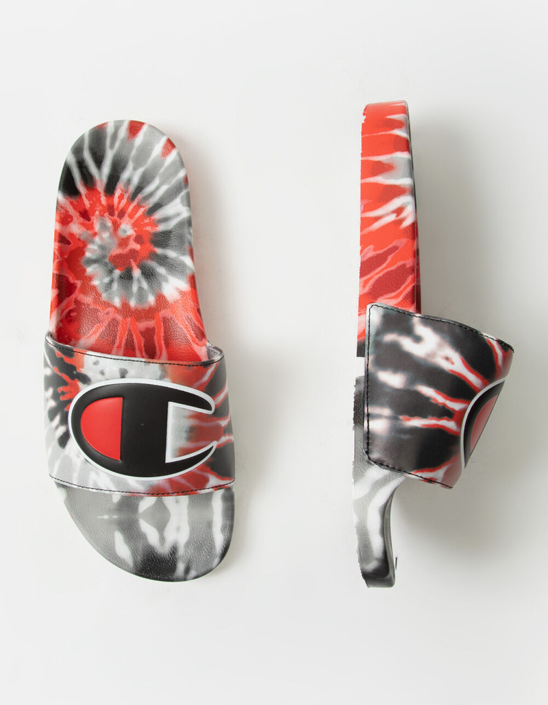 CHAMPION IPO Tie Dye Mens Slide Sandals image number 4