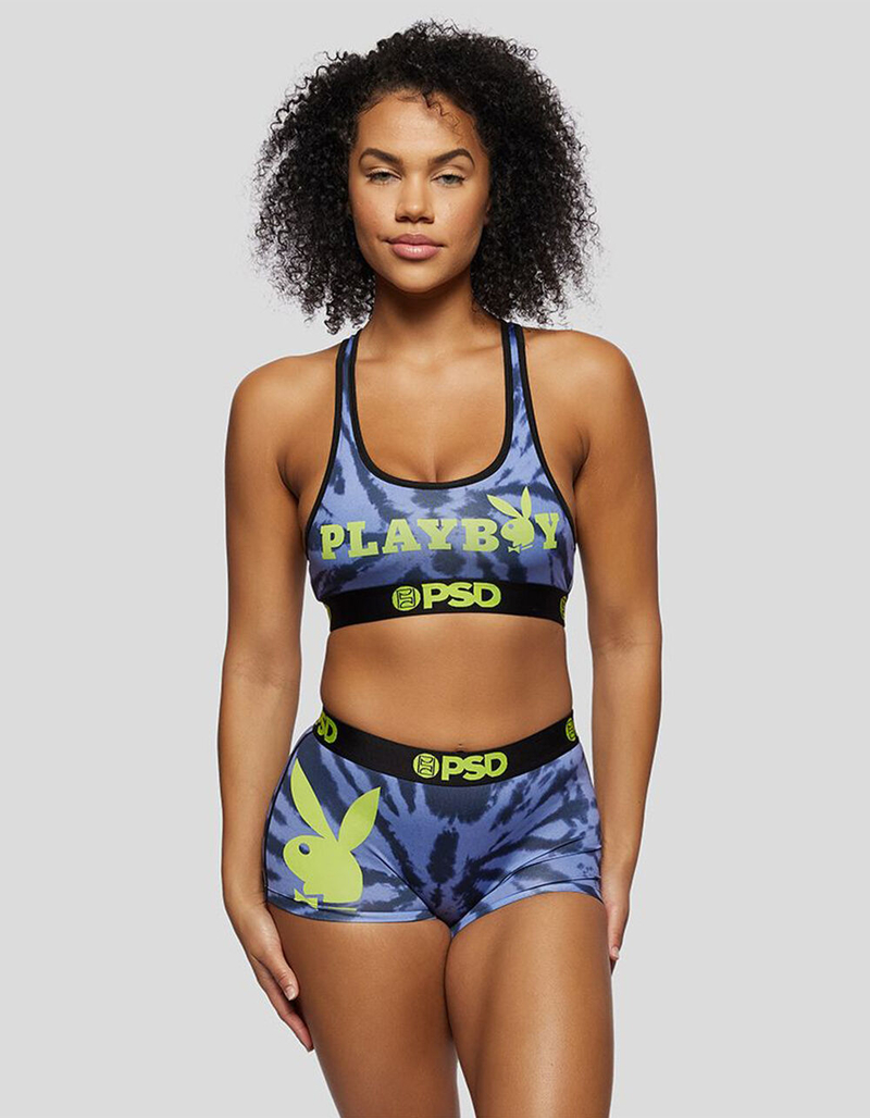 PSD Playboy Tie Dye Logo Womens Boyshorts image number 0