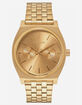 NIXON Time Teller Deluxe Gold Watch image number 1