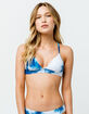 BYRDS OF PARADISE Tie Dye Triangle Bikini Top image number 1