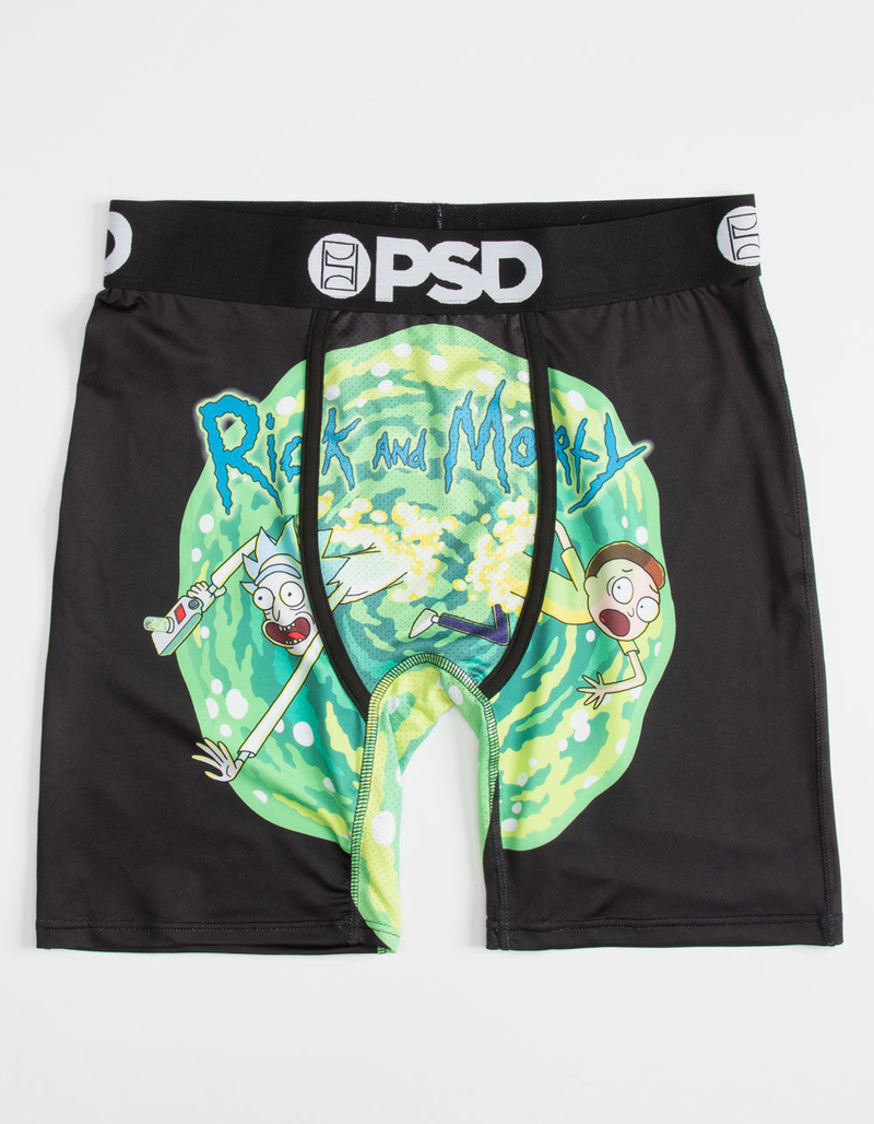 PSD Pickle Rick Mens Boxer Briefs image number 0