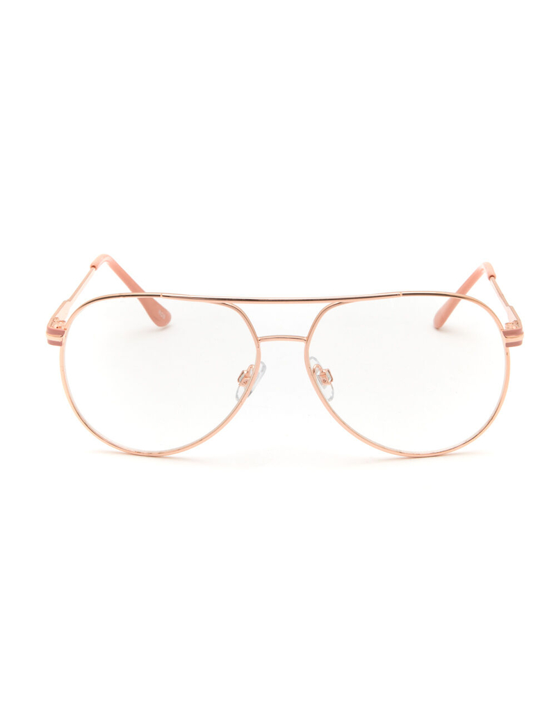 Clear Aviator Glasses image number 1