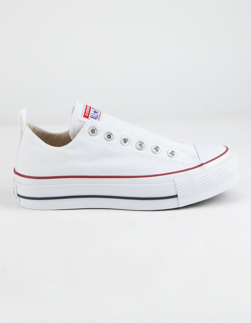 CONVERSE Chuck Taylor All Star Platform Slip White Womens Shoes image number 0