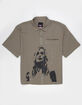 HOURS OF OPERATION Error Mens Button Up Shirt image number 1