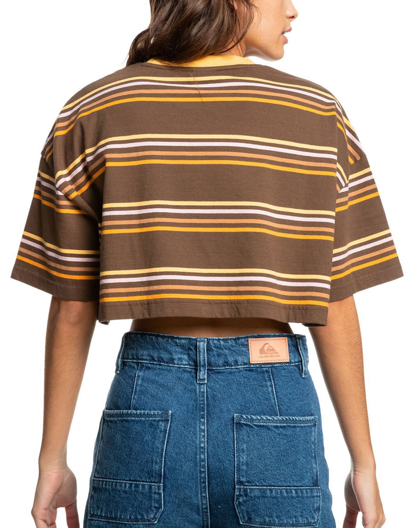 QUIKSILVER Womens Road Song Crop Tee image number 3