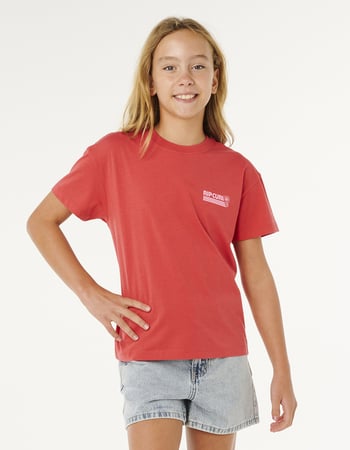 RIP CURL Ocean Break Relaxed Girls Tee Alternative Image