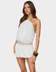 EDIKTED Aida Backless Bubble Mini Dress image number 2