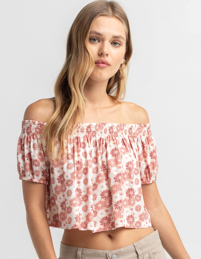 VOLCOM x Harley & J Off The Shoulder Top image number 0