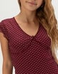 RSQ Girls Polka Dot Mesh Top image number 5