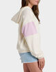 QUIKSILVER Wave Check French Terry Womens Hoodie image number 2