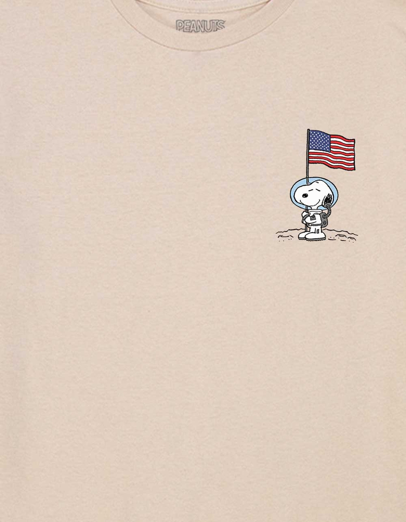PEANUTS Space Flag Unisex Kids Tee image number 1