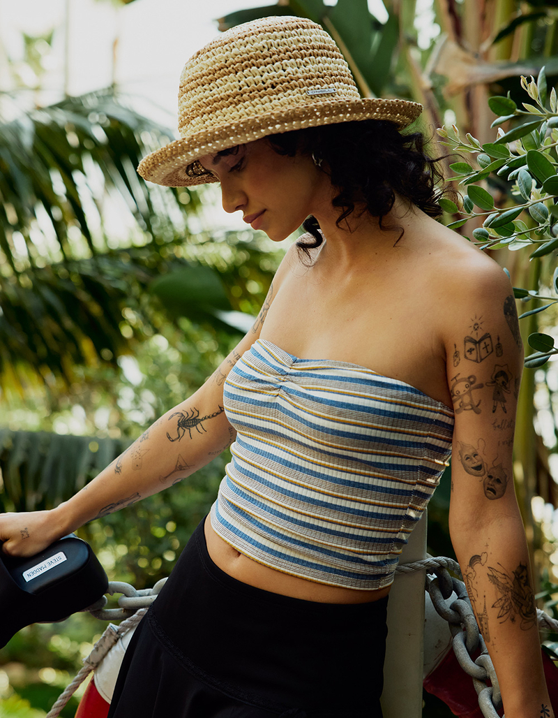 RSQ Womens Stripe Tube Top image number 0