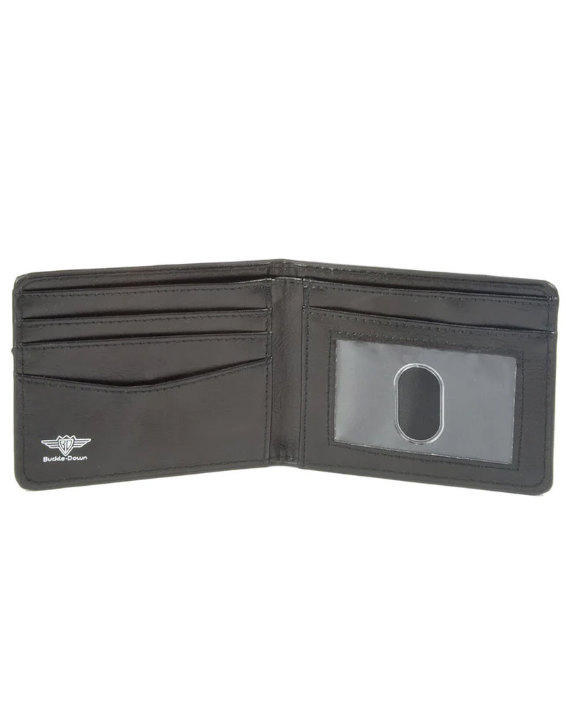 BUCKLE-DOWN Americana Flag We The People Bifold Wallet image number 2