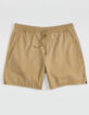 QUIKSILVER Taxer Mens Khaki Volley Shorts image number 1