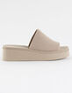 SODA Farley Comfort Womens Platform Slide Sandals image number 2