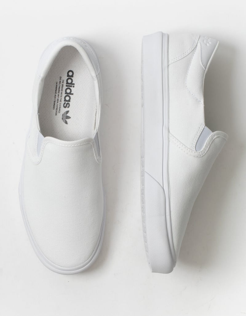 ADIDAS Court Rallye Mens Slip On Shoes WHITE M8 5 / W9 5 Tillys