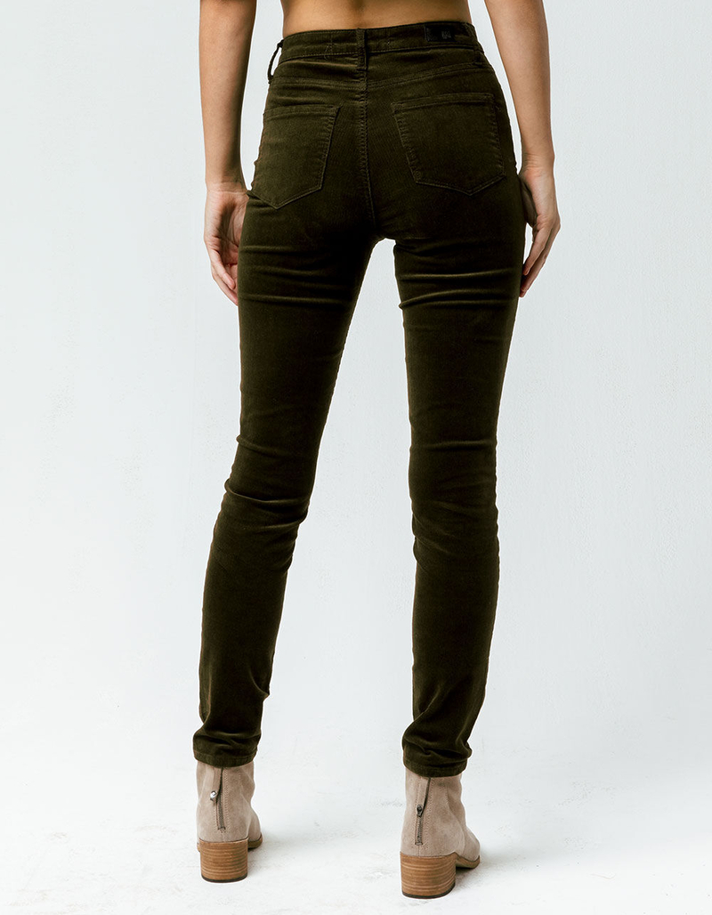 RSQ Manhattan Exposed Button Corduroy Womens Skinny Jeans image number 3